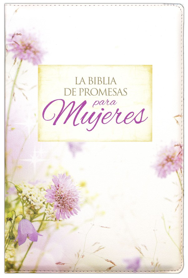 Biblia de Promesas con cierre e Índice Floral