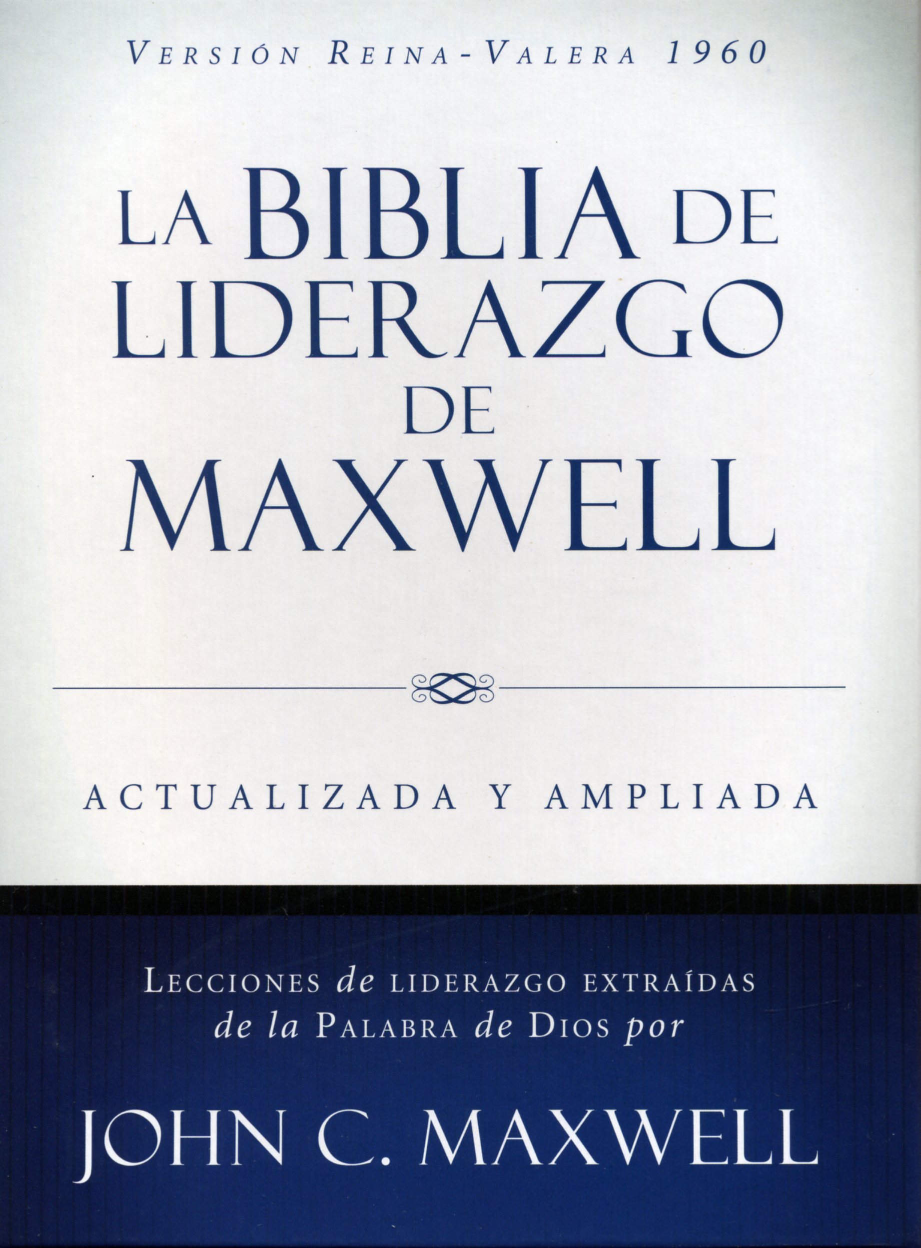 Biblia del Liderazgo Maxwell RVR 60 Piel Marron