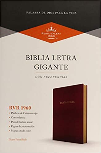 Biblia Letra Gigante Imitación Piel Bordo