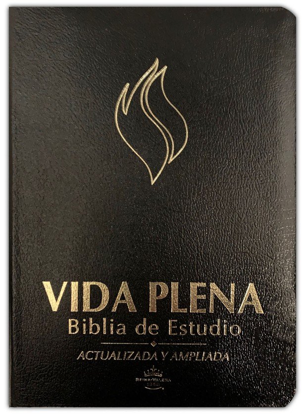 Biblia Vida Plena RVR60 Actualizada y Ampliada Cuero Negro
