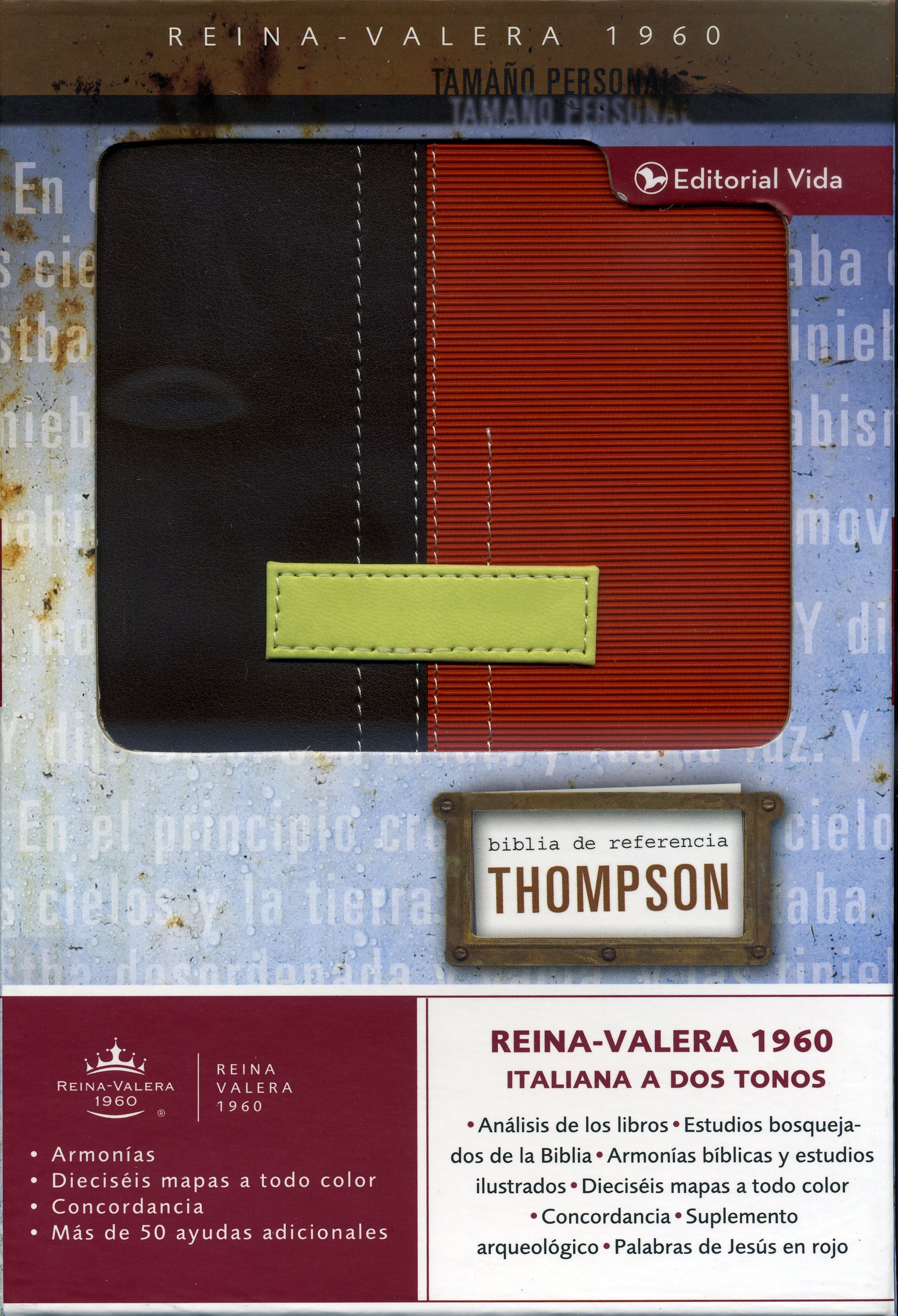 Biblia Thompson Personal Dos Tonos Marrón/Terracota