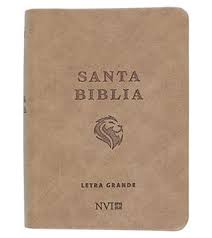 Biblia NVI Letra Grande Compacta Marrón Claro