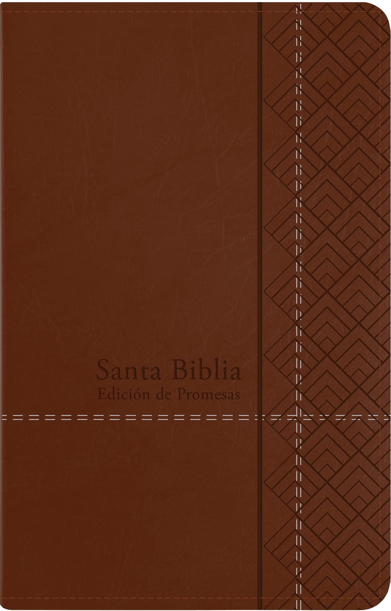 Biblia Reina Valera 1960 Edición de Promesas Imitación Piel con Cierre Café