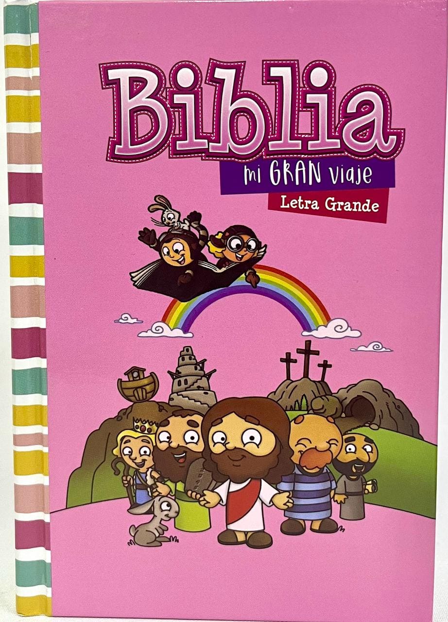 Biblia Reina Valera 1960 Mi gran viaje rosa