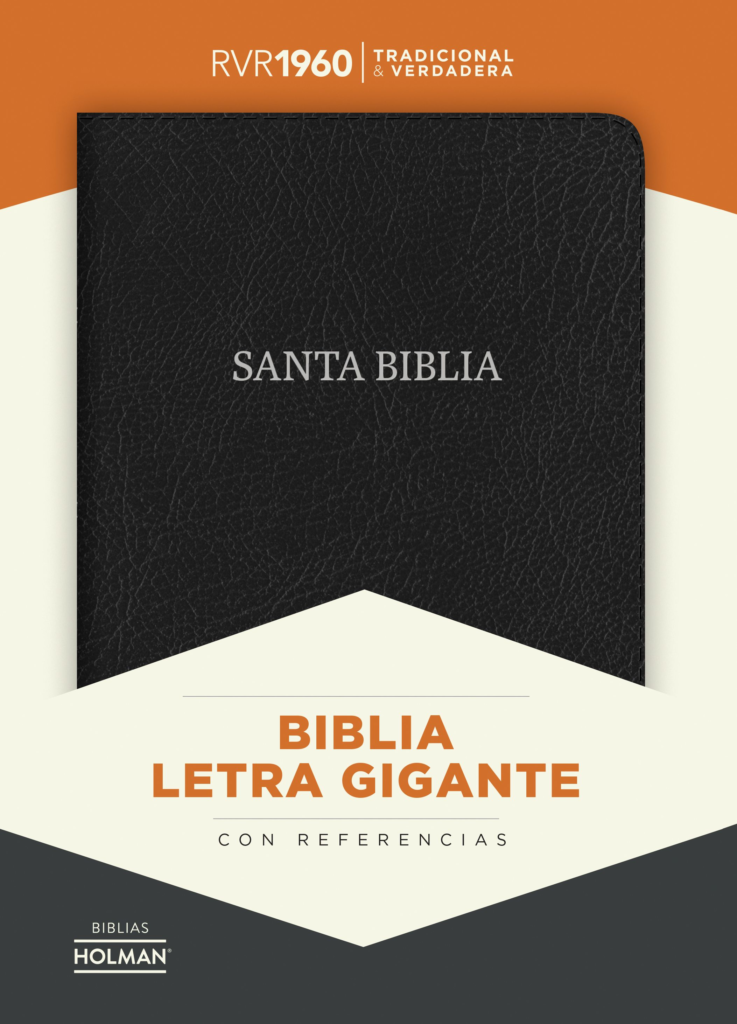 Biblia Letra Gigante Imitación Piel con índice Negro