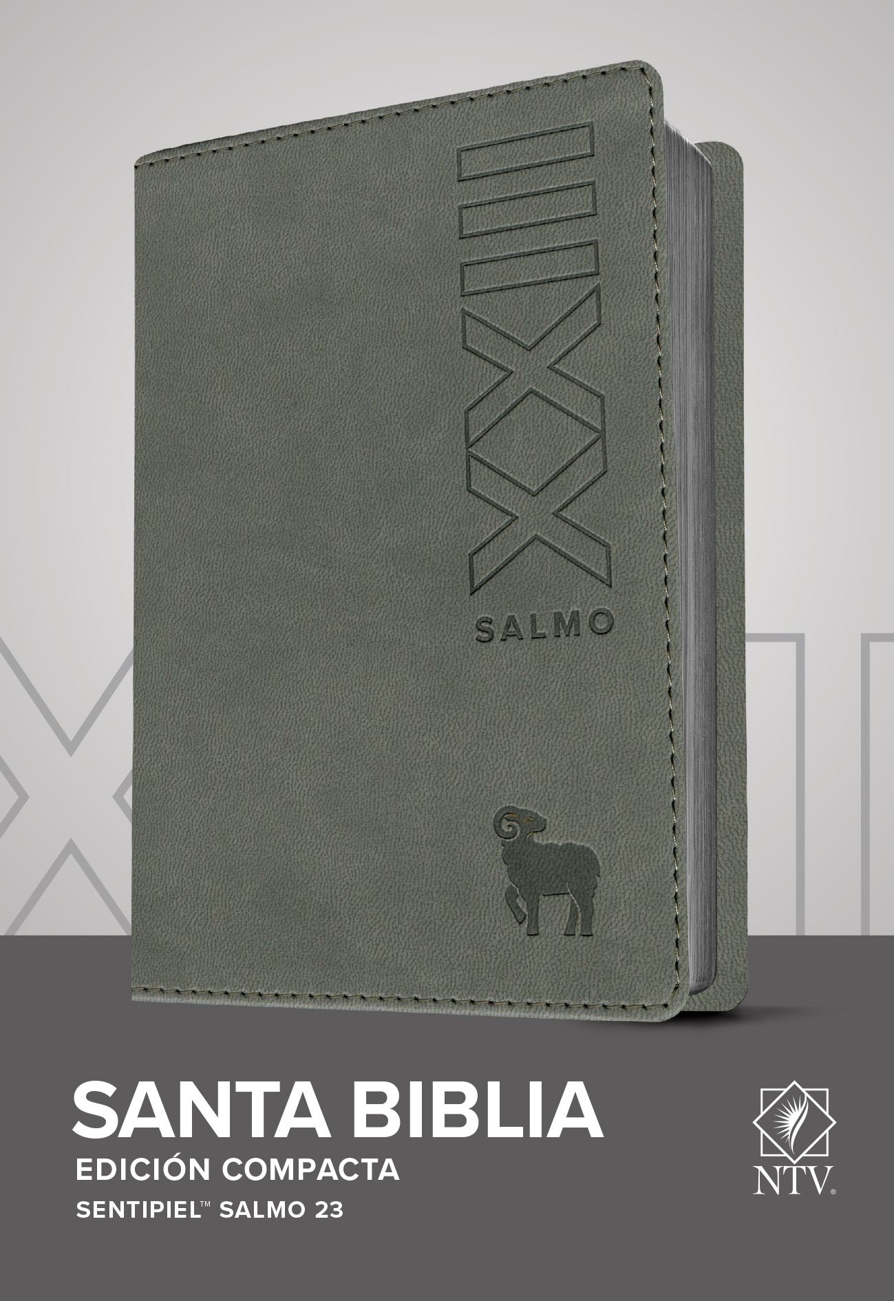 Biblia NTV Compacta Gris Salmo 23