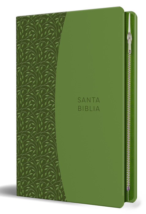 Biblia Letra Grande Reina Valera con Cierre Verde