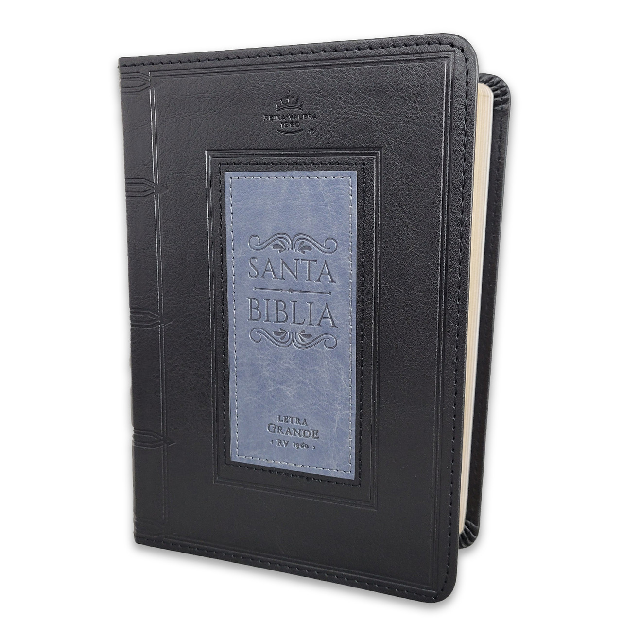 Biblia Reina Valera 1960 Letra Grande Compacta  Negro
