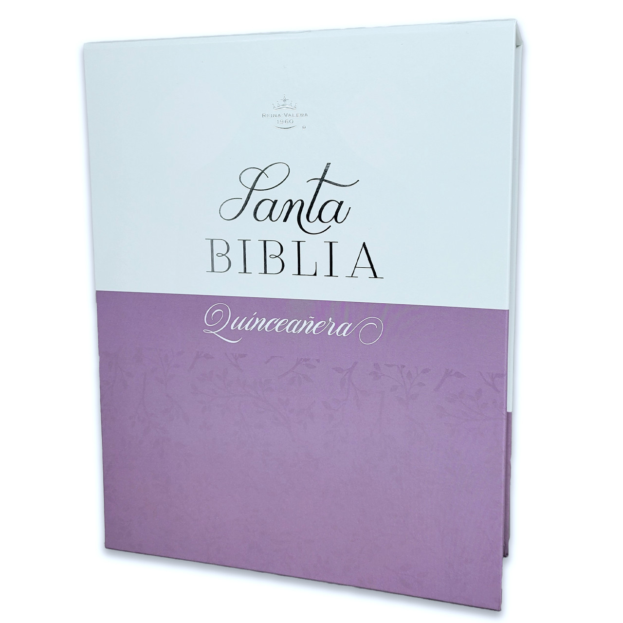 Biblia Quinceañera Reina Valera 1960 Lila / Blanco