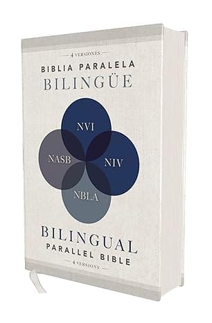 Biblia Bilingüe 4 Versiones Tapa Dura